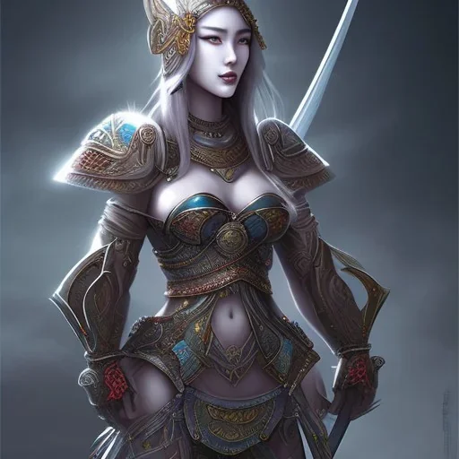 Fantasy korean warrior women