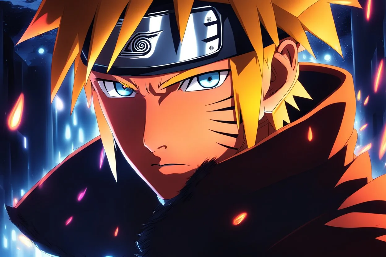 Naruto in 8k realistic anime drawing style, close picture, rain, neon lights, intricate details, highly detailed, high details, detailed portrait, masterpiece,ultra detailed, ultra quality