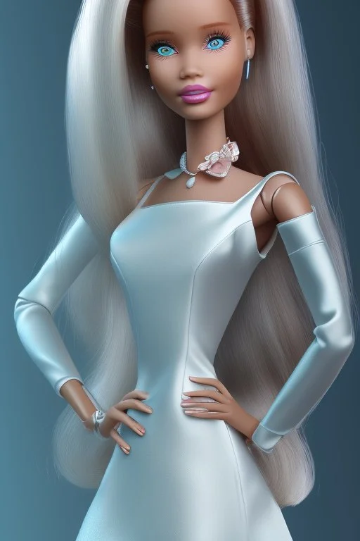 Barbie as 80year animation old woman