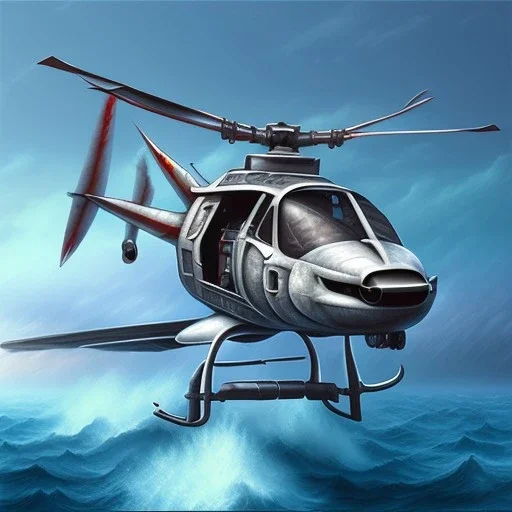 flying shark helicopter