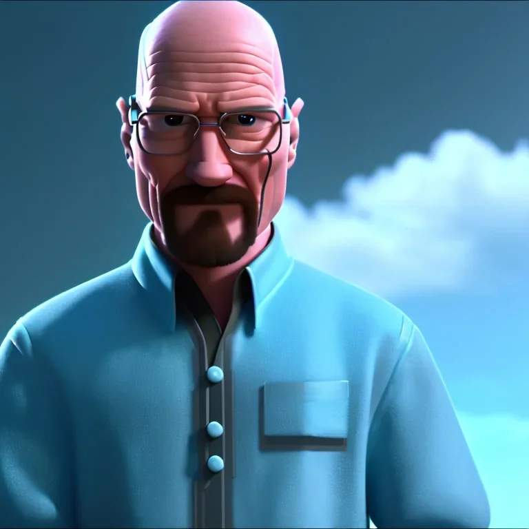 Walter White cyborg, 8k,robot