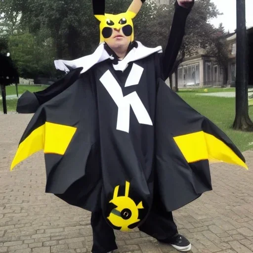 Pokemon dressed as BVB fan