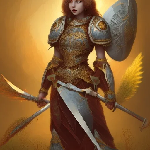 sunflower goddess warrior