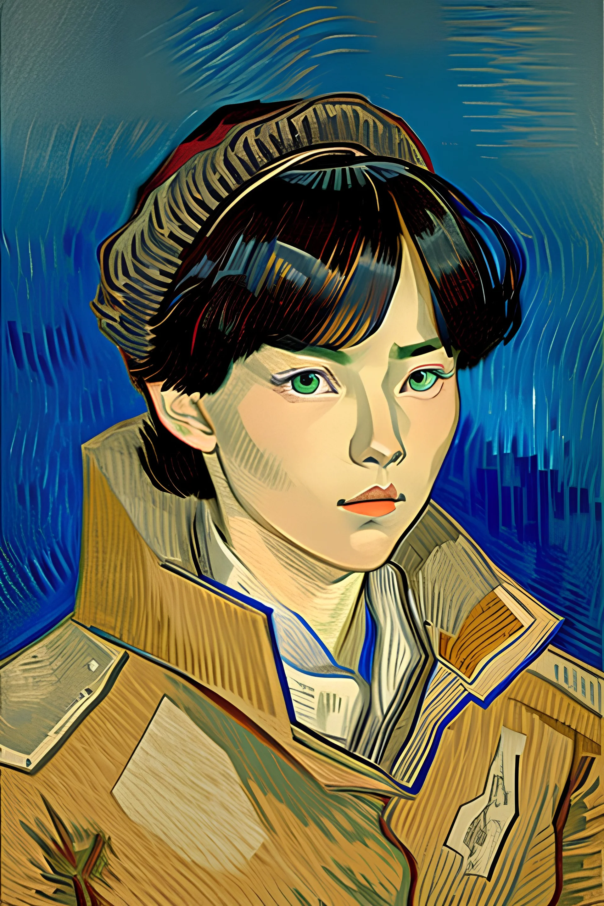 Portrait of Mikasa by Van Gogh