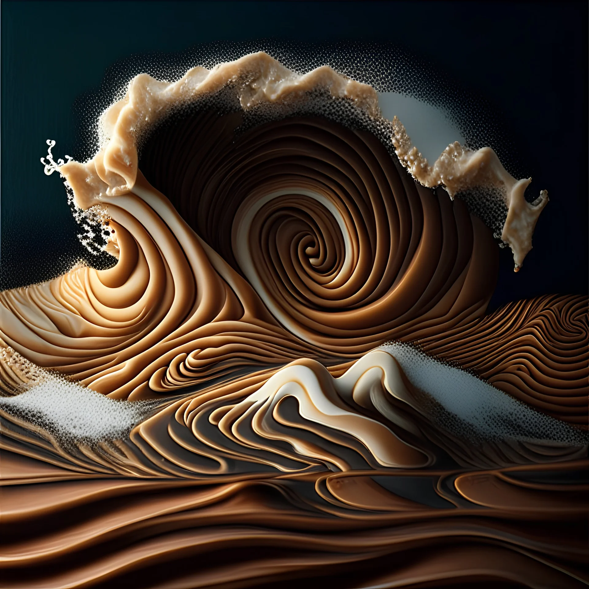 Waves of coffee