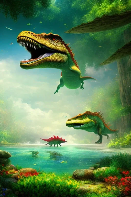 Dinosaure, realiste,