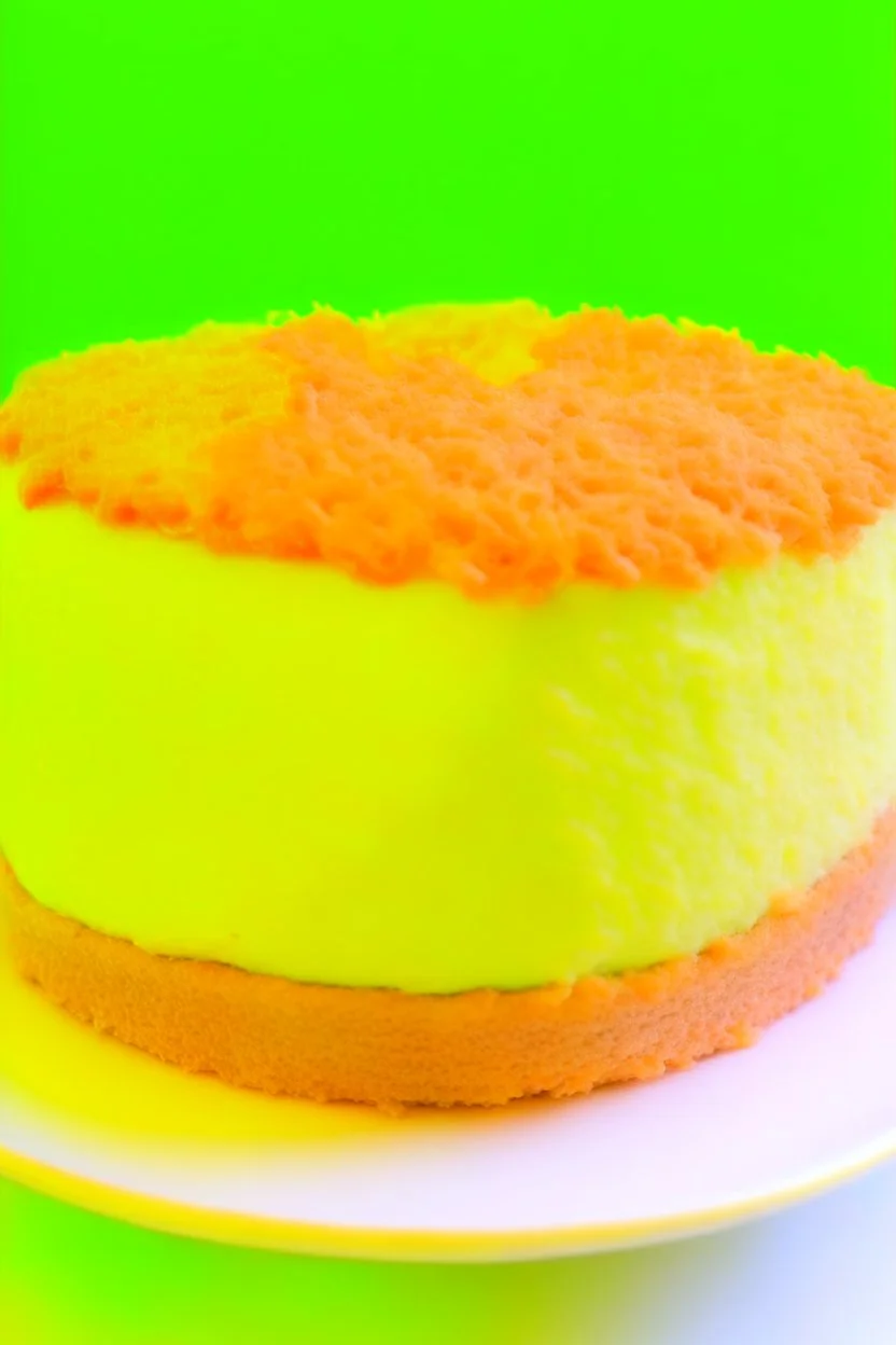 Sponge cake, tuna flavored with mayo frosting