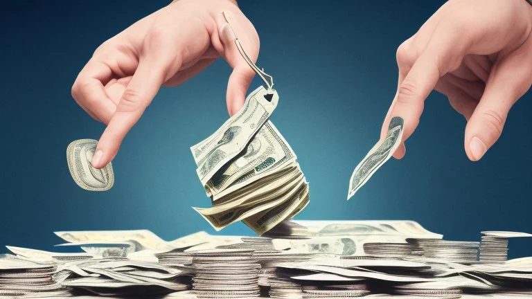 The image accompanying the article symbolically depicts the process of debt management and improving one's personal financial situation. The image portrays an ordinary individual holding the burden of debt and financial challenges in their hands. Meanwhile, another person, representing a financial consultant or advisor, is shown providing advice and guidance to the first person on how to effectively manage their debt and develop strategies to improve their financial situation. This image is ill