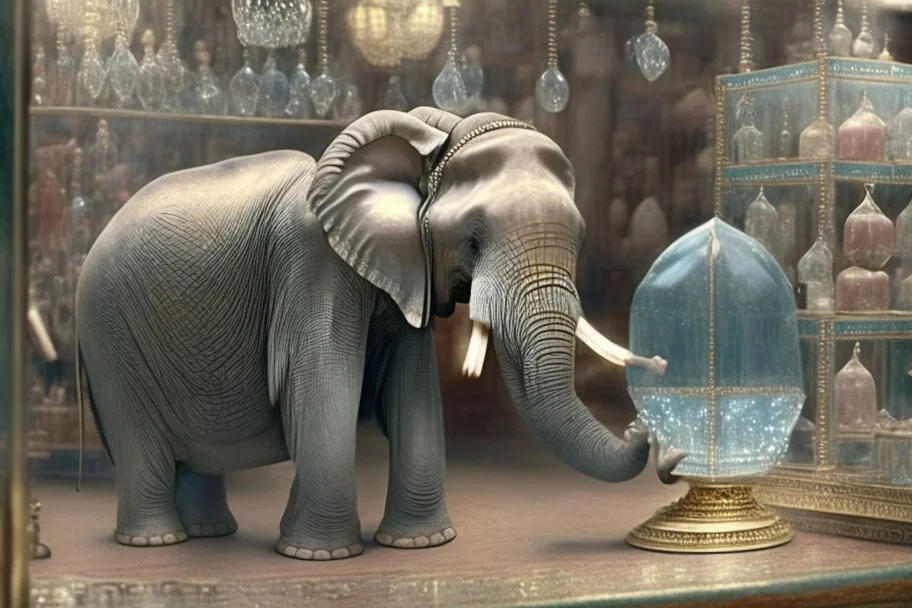 Elephant in a crystal shop