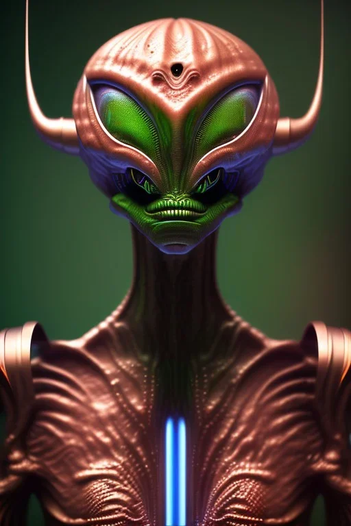 full bodied Spirit alien, 8k, finely detailed, photo realistic.