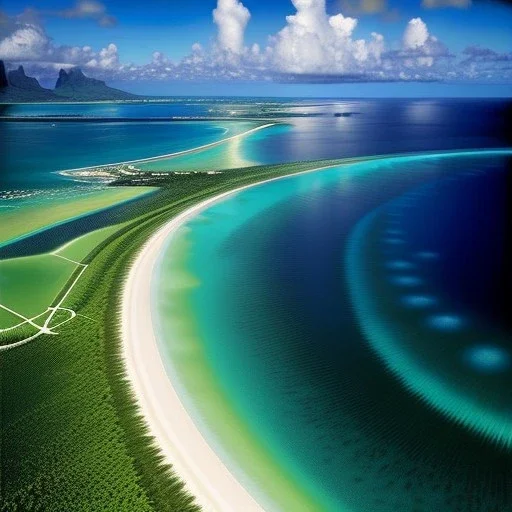 Le Morne Brabant, Mauritius,aerial view,cloudy,extremely detailed digital painting, high resolution,8k, realistic, beautiful, volumetric lighting, mystical colors ,perfectly centered image, perfect composition, rim light, beautiful lighting,masterpiece, stunning scene, raytracing, anatomically correct, in the style Van Gogh and robert e howard and Ken Kelley and Ohrai Noriyoshi and Simon Bisley and tomzj1.