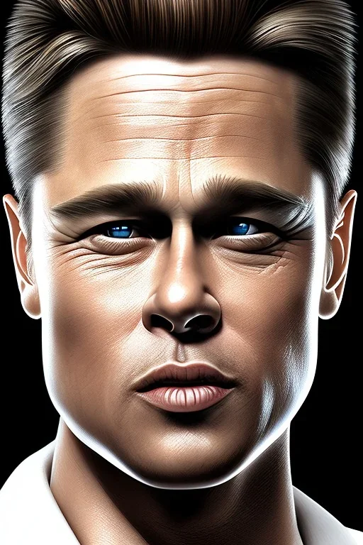 Brad Pitt sorrow terminator robot face, dark age, 8k resolution, realistic, intricate, 8k resolution, high-quality, fine-detail, digital art, detailed matte, volumetric lighting, dynamic lighting, photorealistic