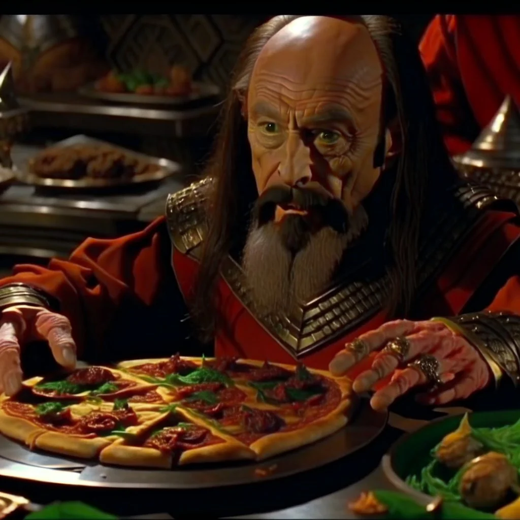 What are the ingredients that Klingons put on their pizza?