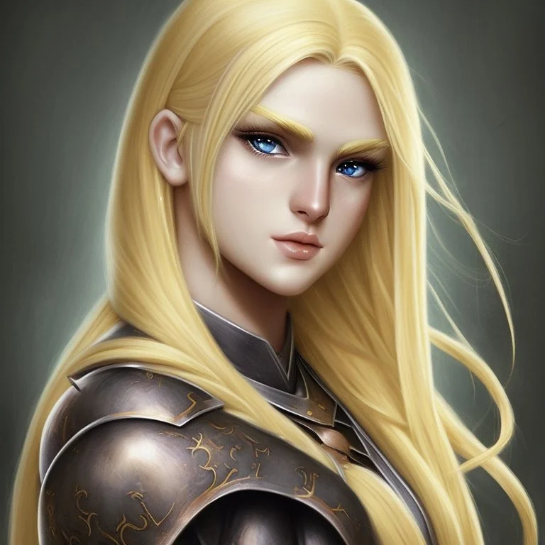 beautiful blonde warrior