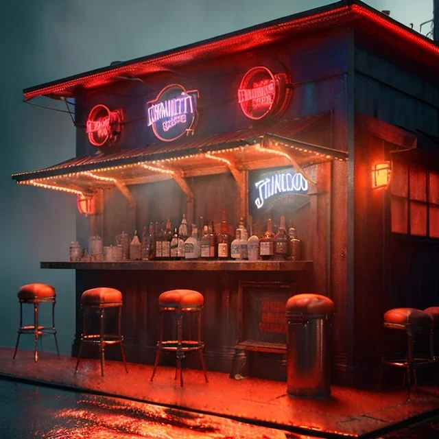 Ultra realistic tarantino bar, party, people background. Danger sweet woman, waist up view. Steampunk style, epic, yellow smoke fog, hottest, highly detailed, concept art, unreal engine 5, god rays, ray tracing, RTX, lumen lighting, ultra detail, volumetric lighting, 3d, finely drawn, high definition, high resolution.