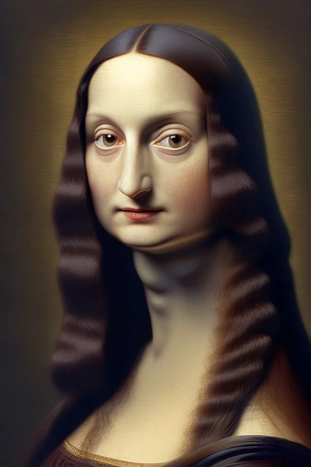 Retrato de la Monalisa, hiper realista,8k