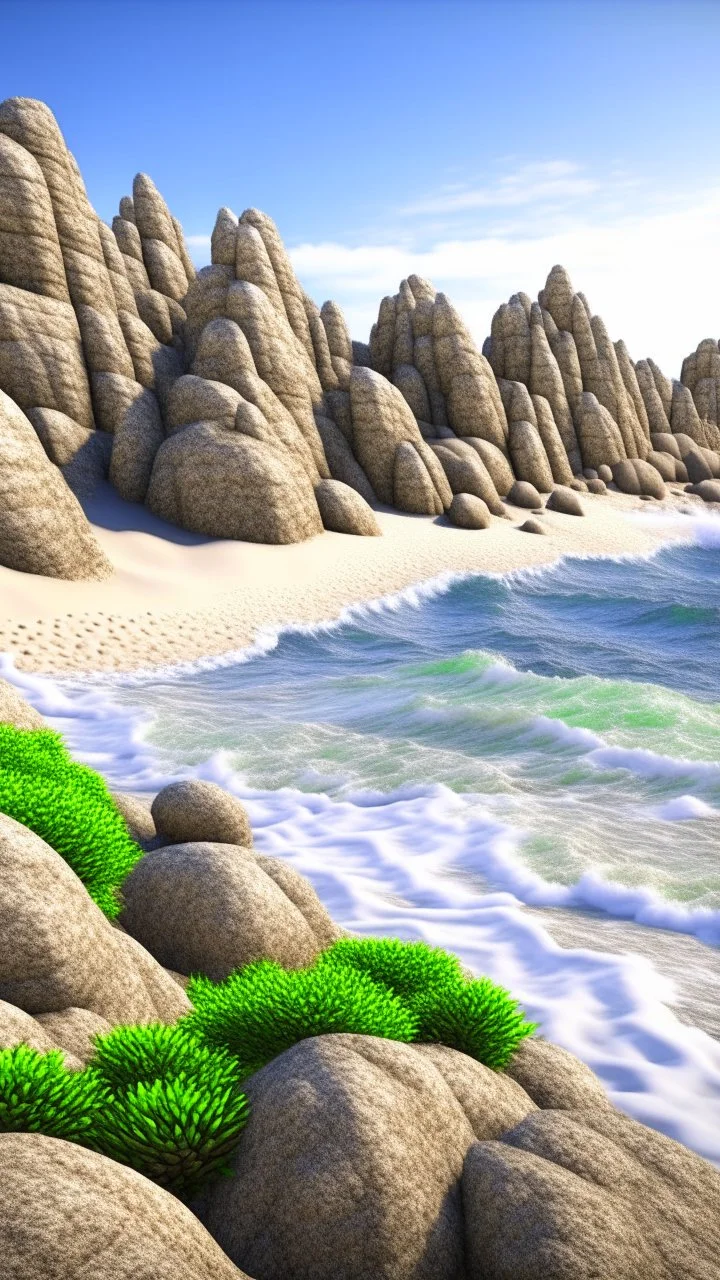 Rocky Shorelines unique creative artistic realistic natural