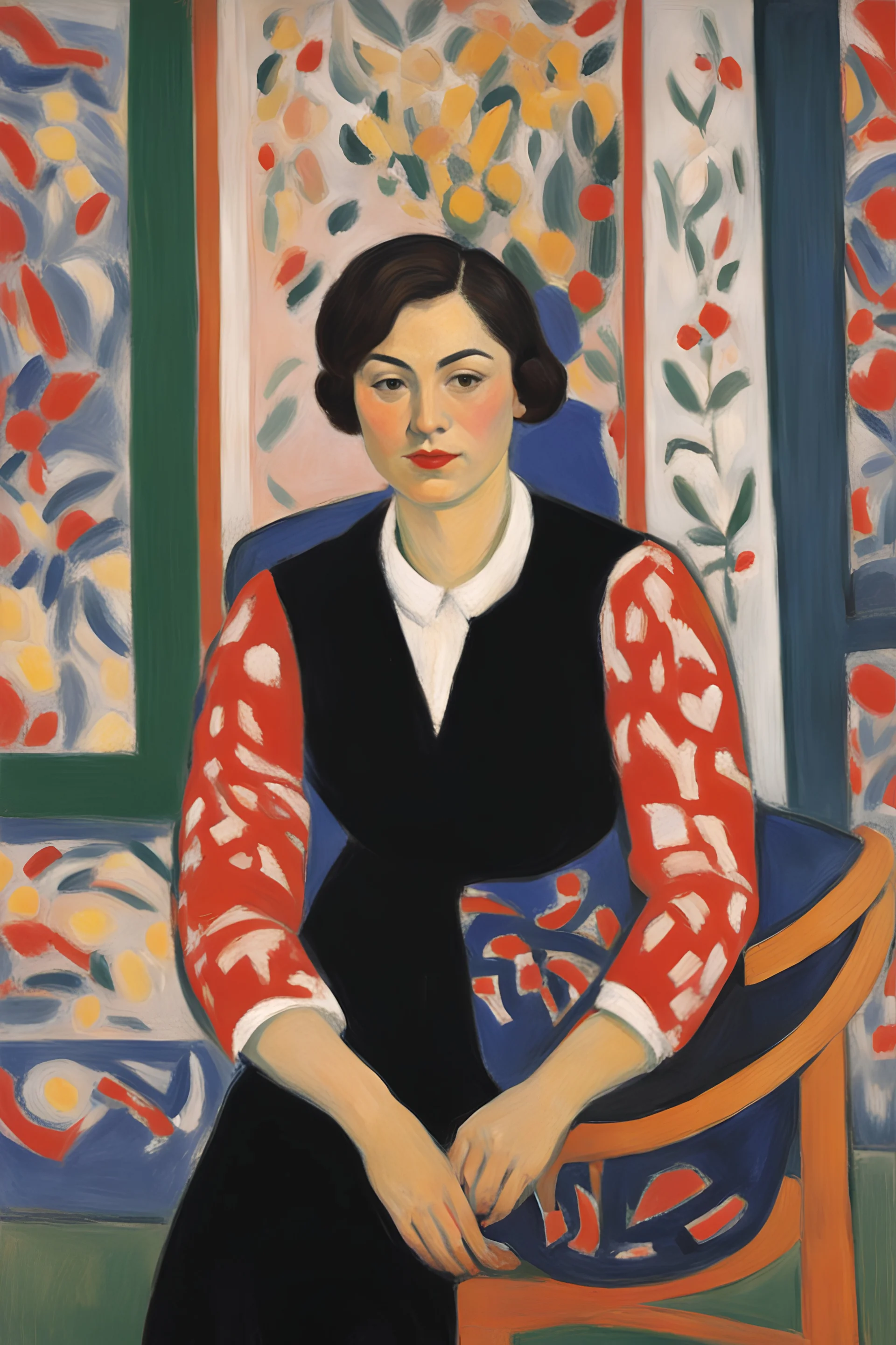 Portrait of a young female socialist politician by Matisse