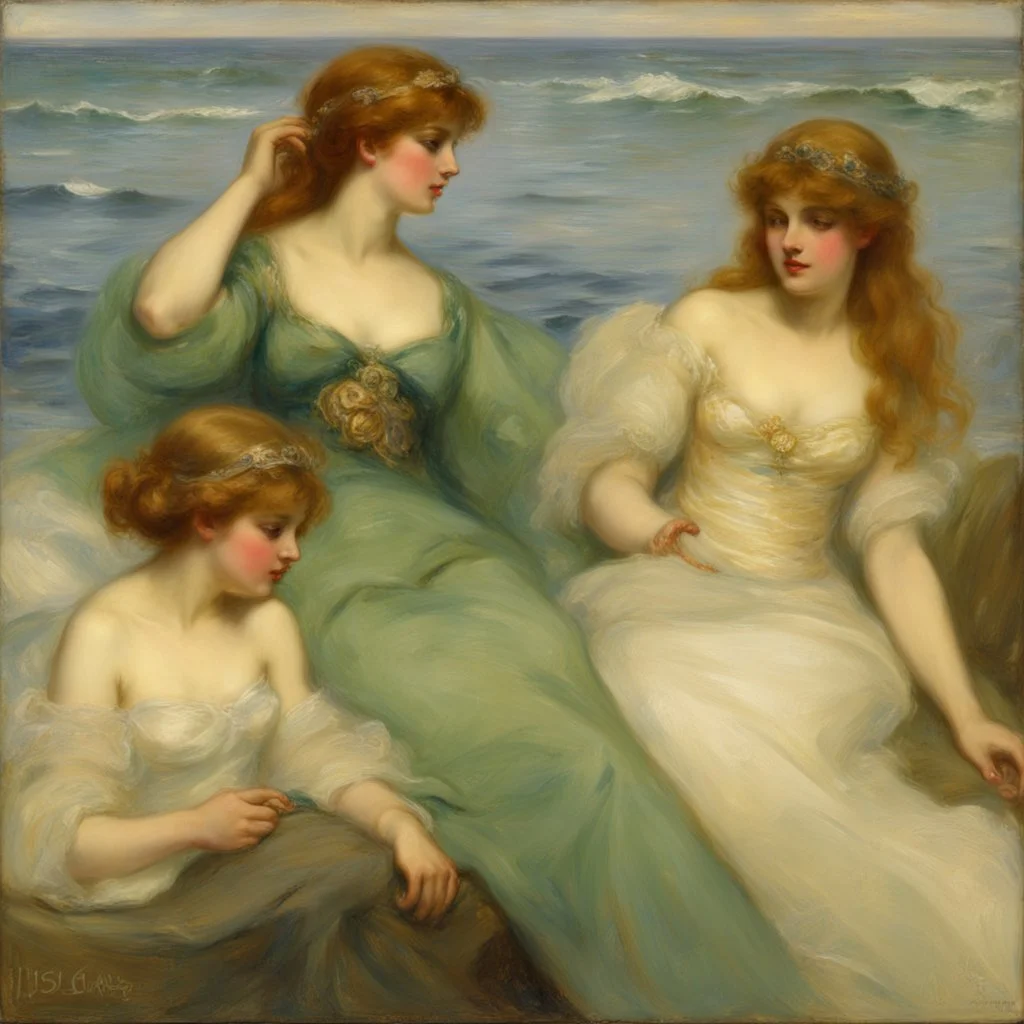 James Jebusa Shannon (American, 1862-1923) Sirens