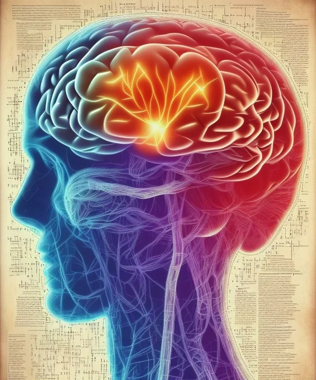 brain, neural network. high detailed. poster