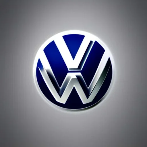 volkswagen brand logo futuristic