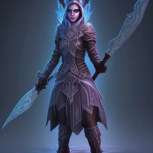 night elf assassin black leather