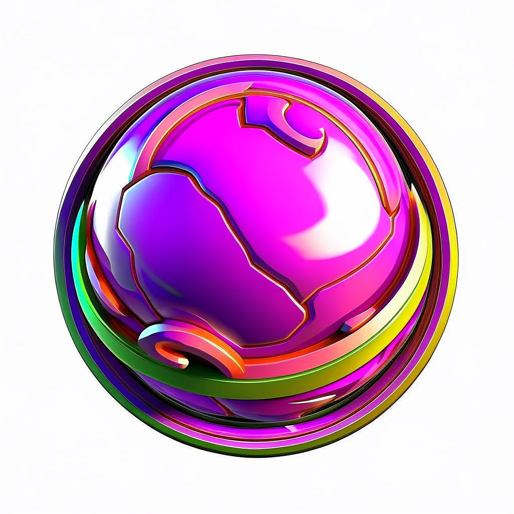 stylized planet, no background