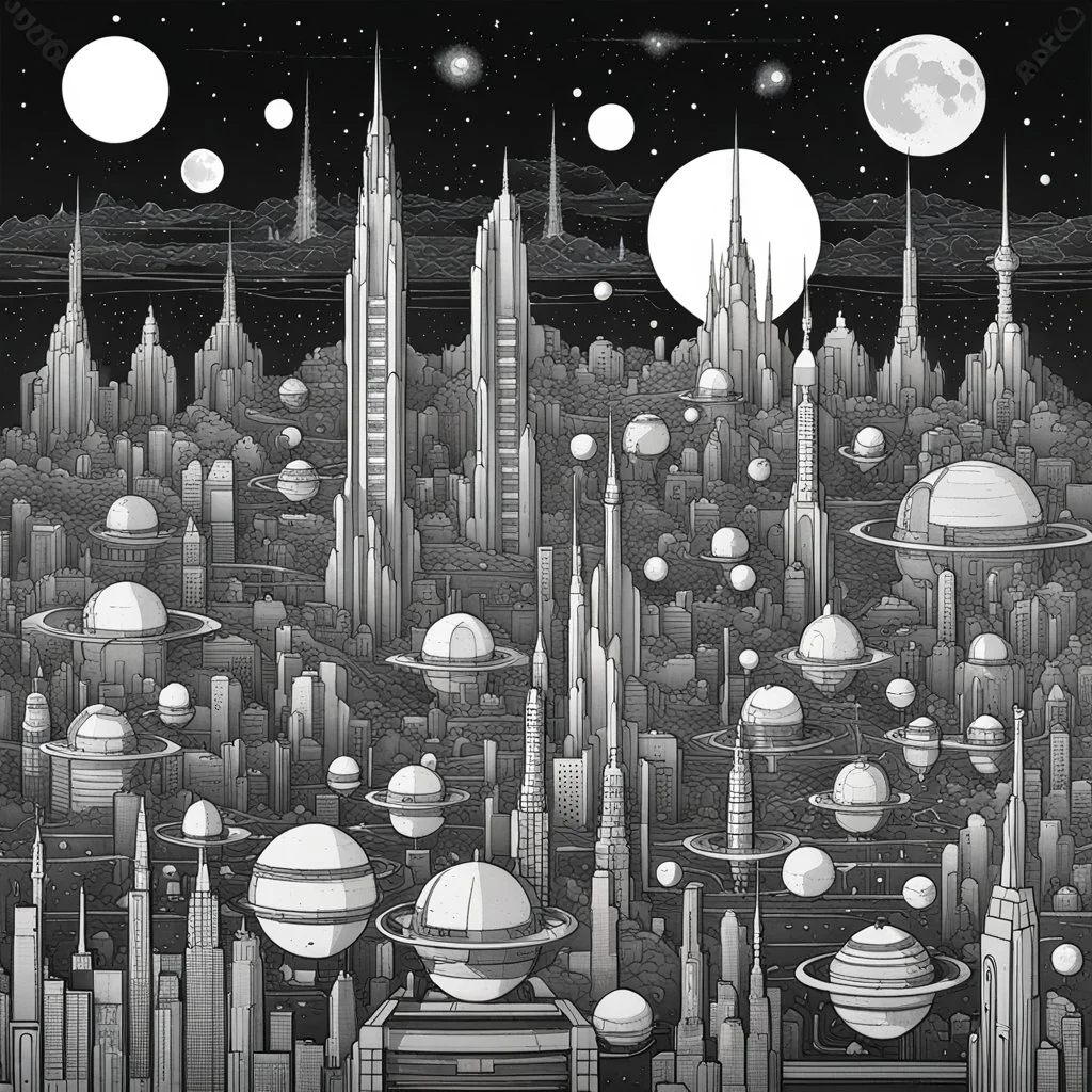 Lunar metropolis