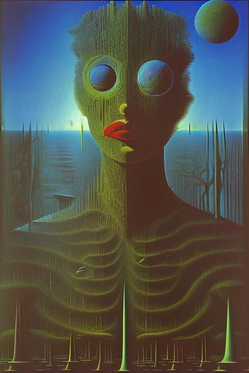 Nothingness horrible landscape emergence of consciousness swamp opens before the eyes Max Ernst