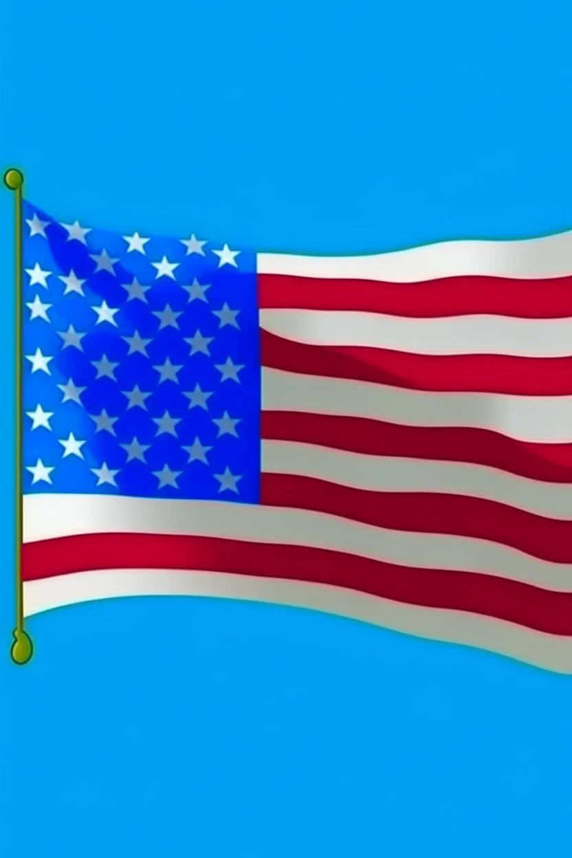 The flag of usa, but is the uruguayan flag