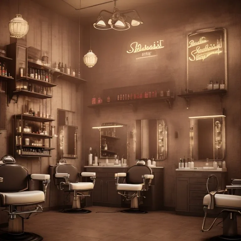 inside modern barber shop in arabic style, 8k, extremly detailed,luxus, wohlhabend, cinema4d, 3d render, creative, complex, shining, much light,