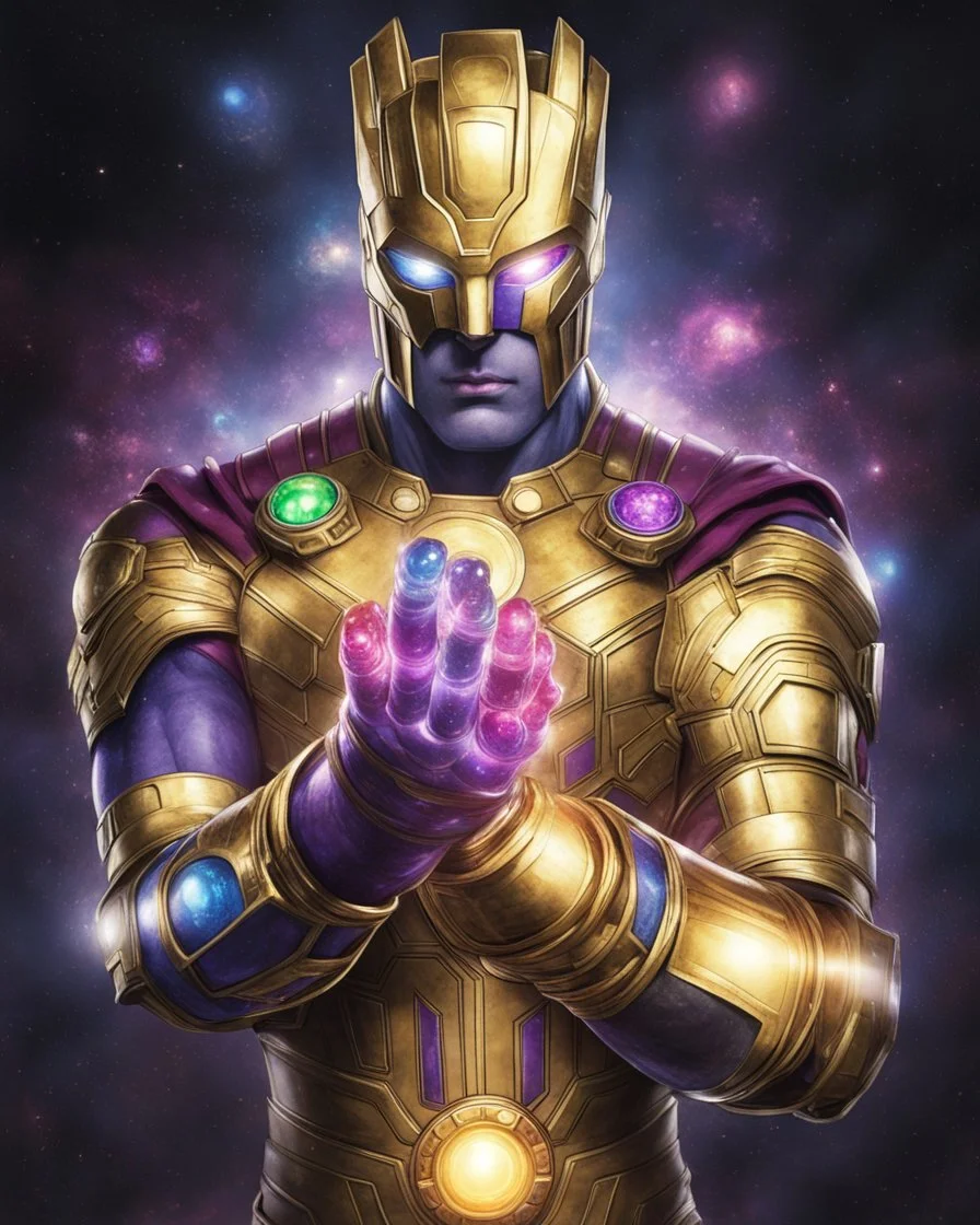 infinity gauntlet has six infinity stones The size of a human hand In the hands of a powerful man