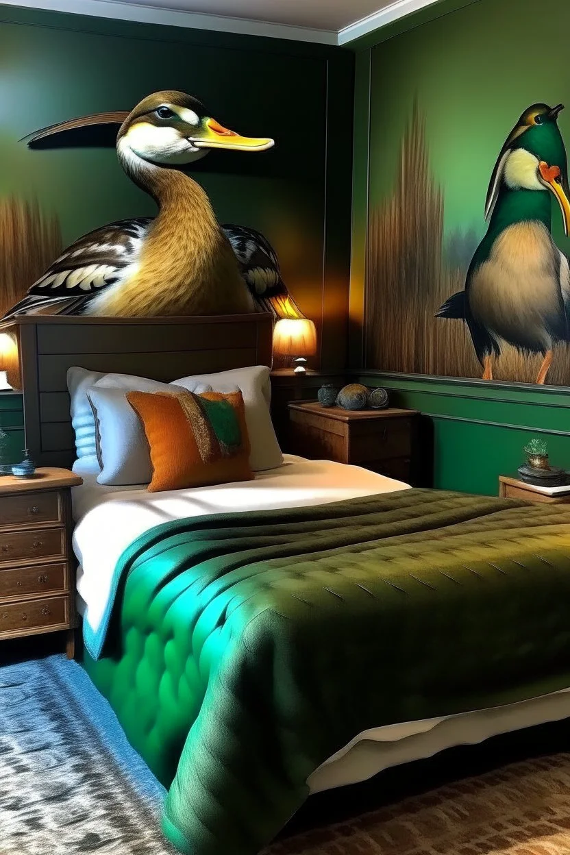 Mallard duck bedroom