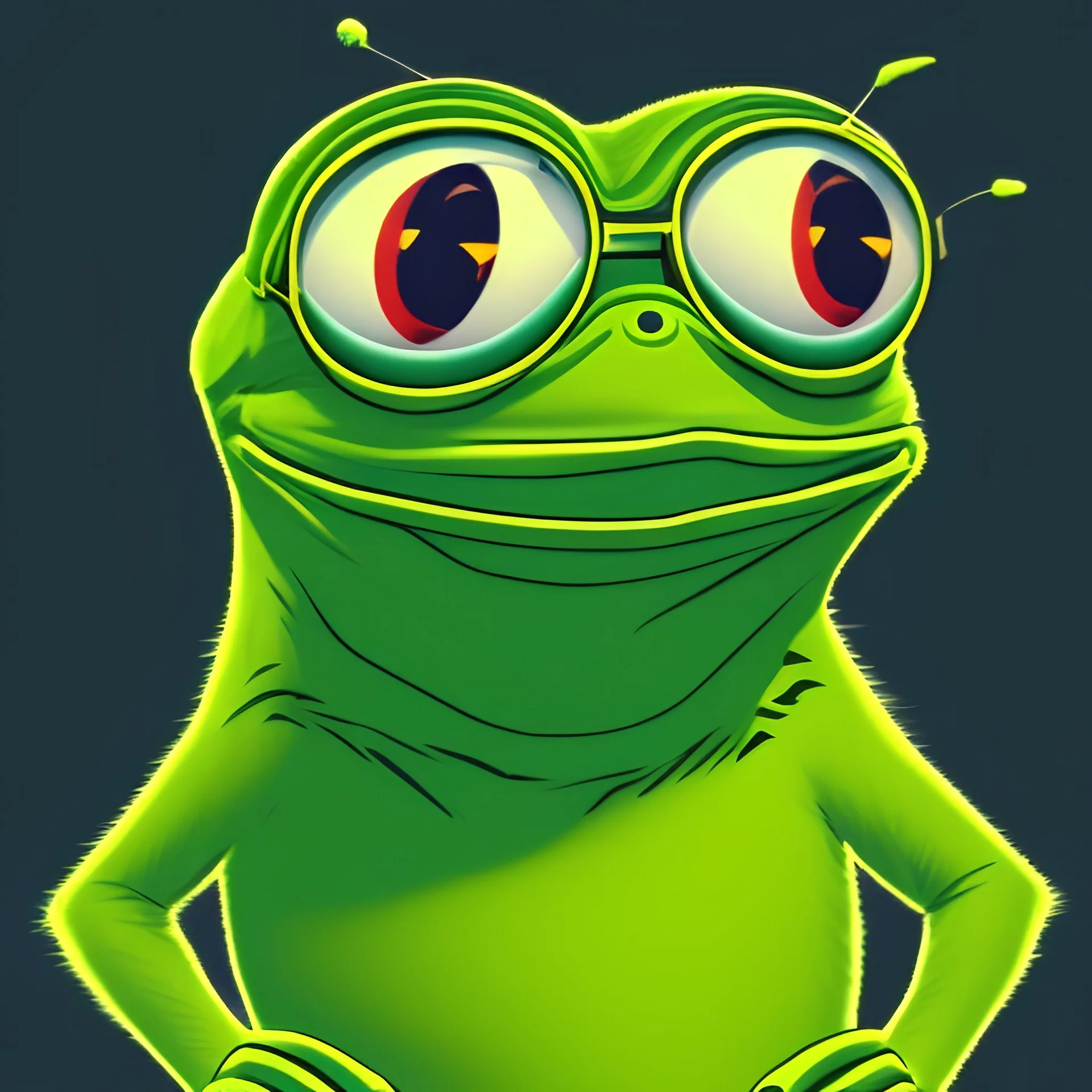 Happy Pepe The Frog