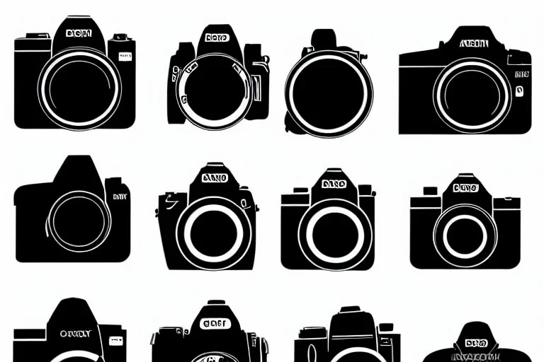 DSLR Camera Photography Vector Vector Illustration Vector Vector Vector Vector Vector isolated Vector