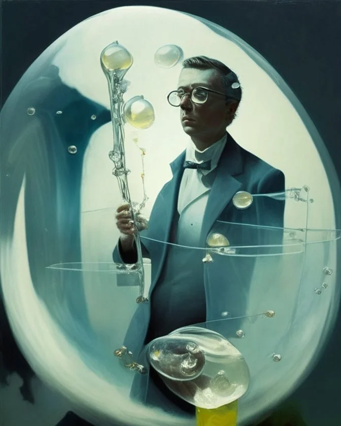 human body, universe-like Soap Bubble,complex surgical instruments mixed with human body-like musical instruments,minimalism,Painting By Adrian Ghenie, Rene Magritte, Salvador Dali, Lucian Freud