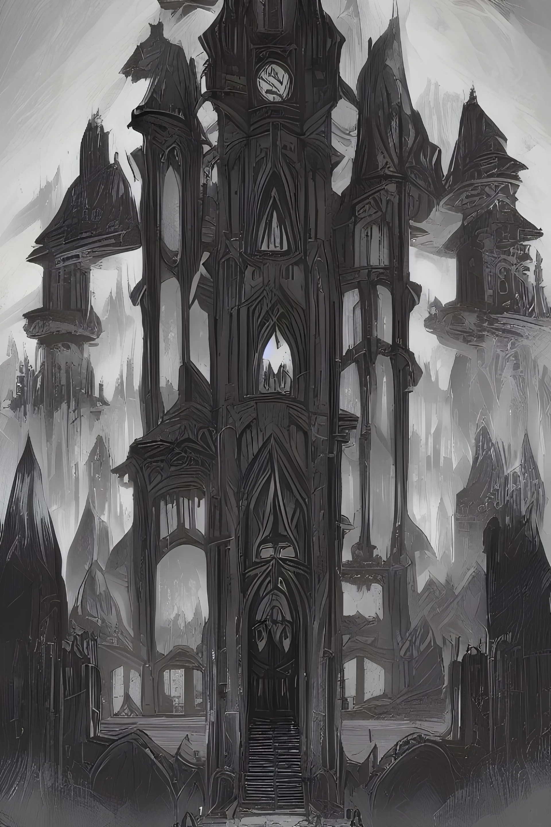 goth, castle, black and white, old, fancy, royal court, cosmos, night