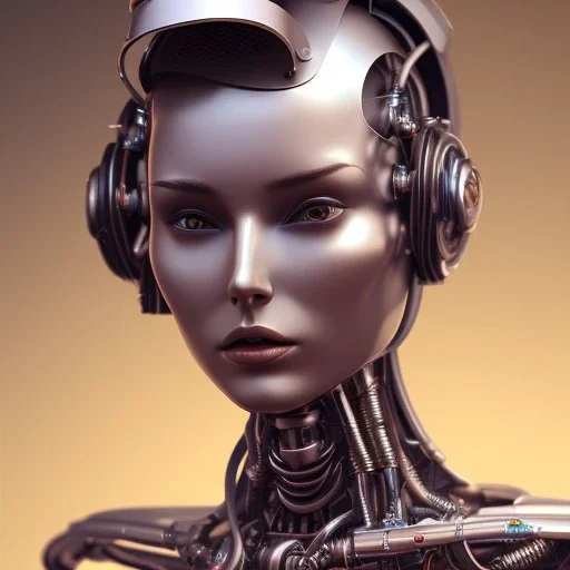  robot woman with blender for a head