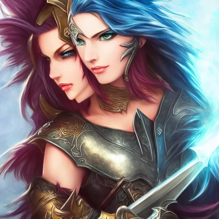 fantasy art style, female, attractive, 8k, full body, leather armors, full great sword, silver shoulder length hair, vibrant bright colorful silver eyes, slight scar on cheek, details,texture, detailed lightning, wrist guard armors, vibrant colors, no background