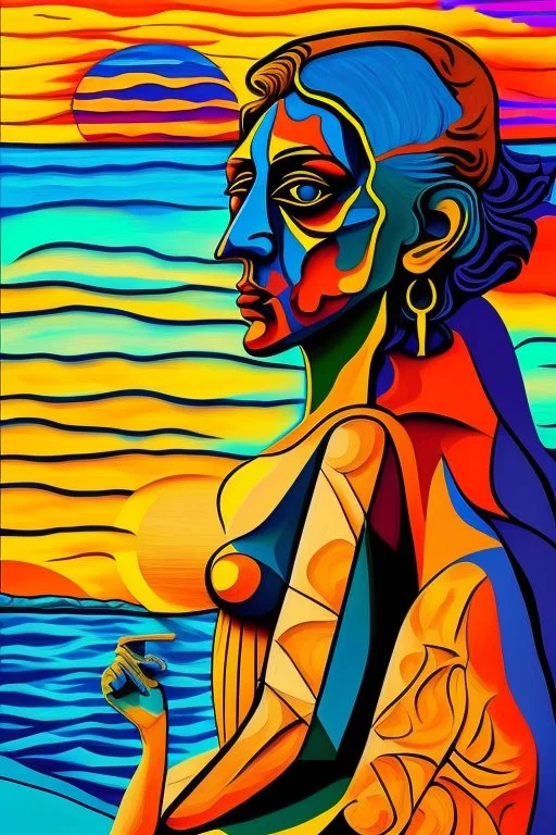 sunset picasso