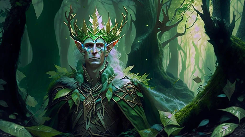 elf king in the forest