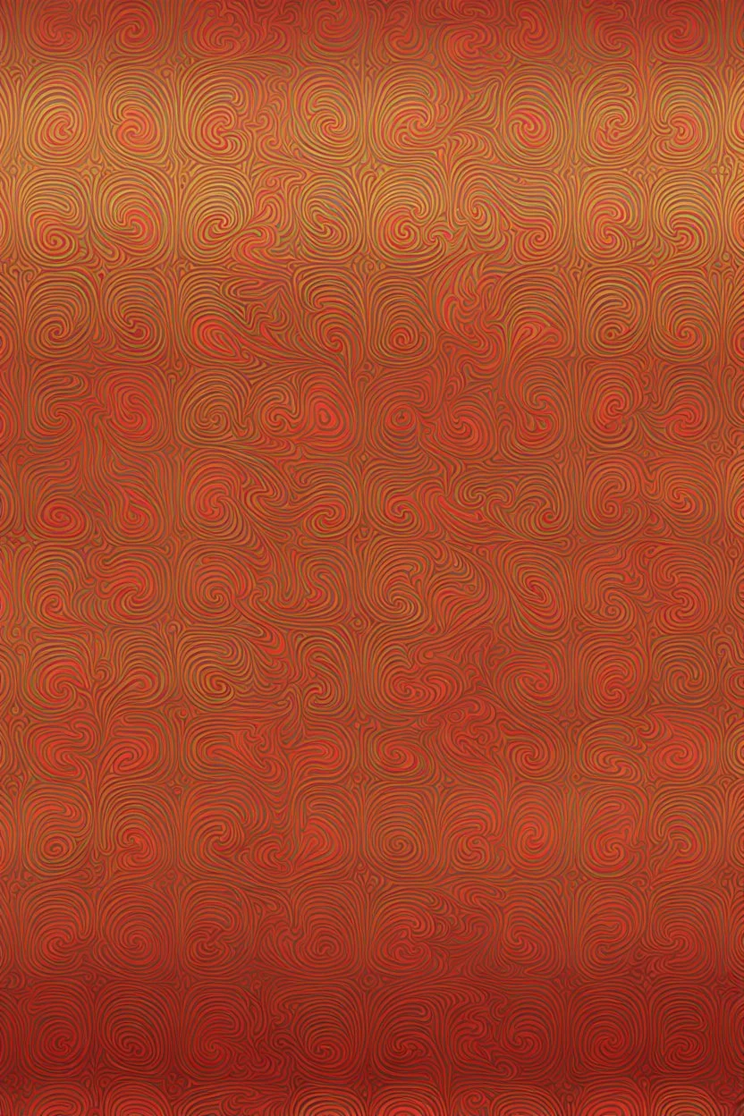 LSD induced wallpaper in gold and red