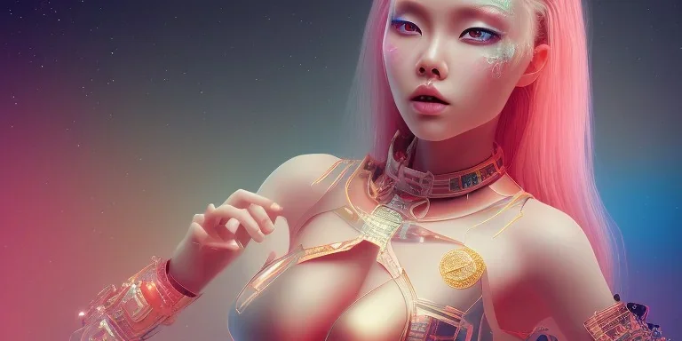 full body shot, widescreen, masterpiece, best quality, family of three, hitomi tanaka, sparkling eyes, fluorescent skin, colorful makeup, hip hop , highly detailed body, afrofuturism, scifi, sun light, 4K, RAW, depth of field, high contrast, realistic details, 24mm