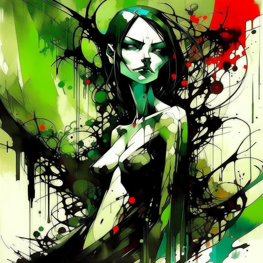 woman / Fantasy . / Alex Maleev