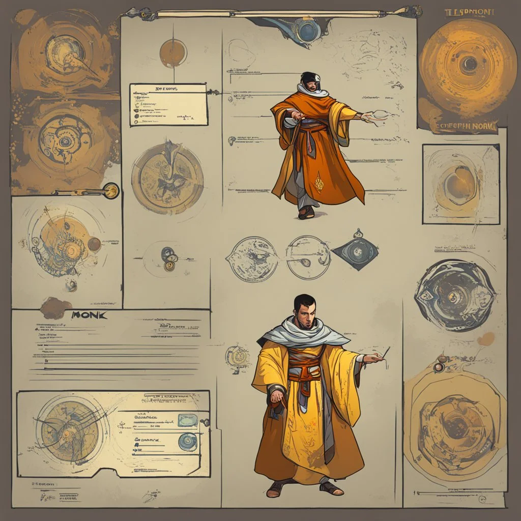 ConceptSheet: telepathic monk