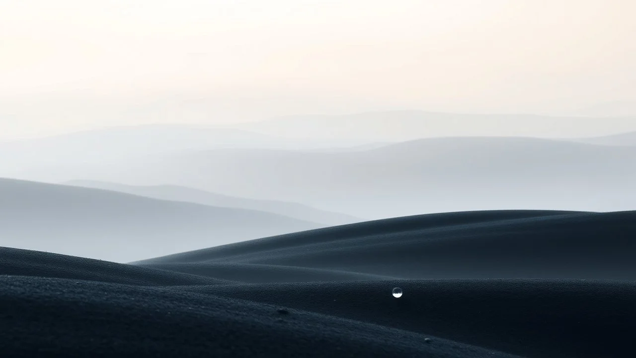 High-resolution photograph a goutte d'eau landscape abstract, a minimalist background, focusing on detail and texture.