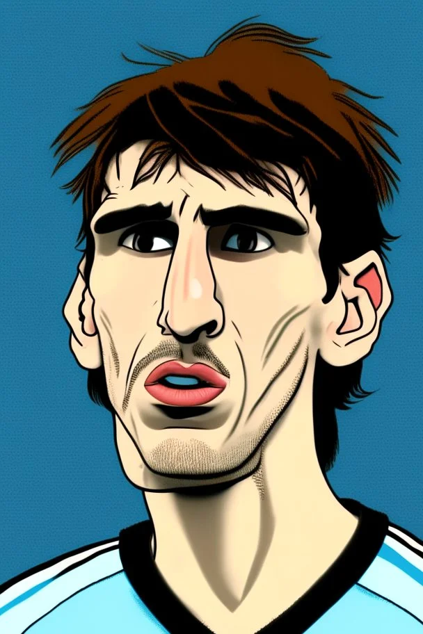 Alejandro Garnacho Argentine football player ,cartoon 2d