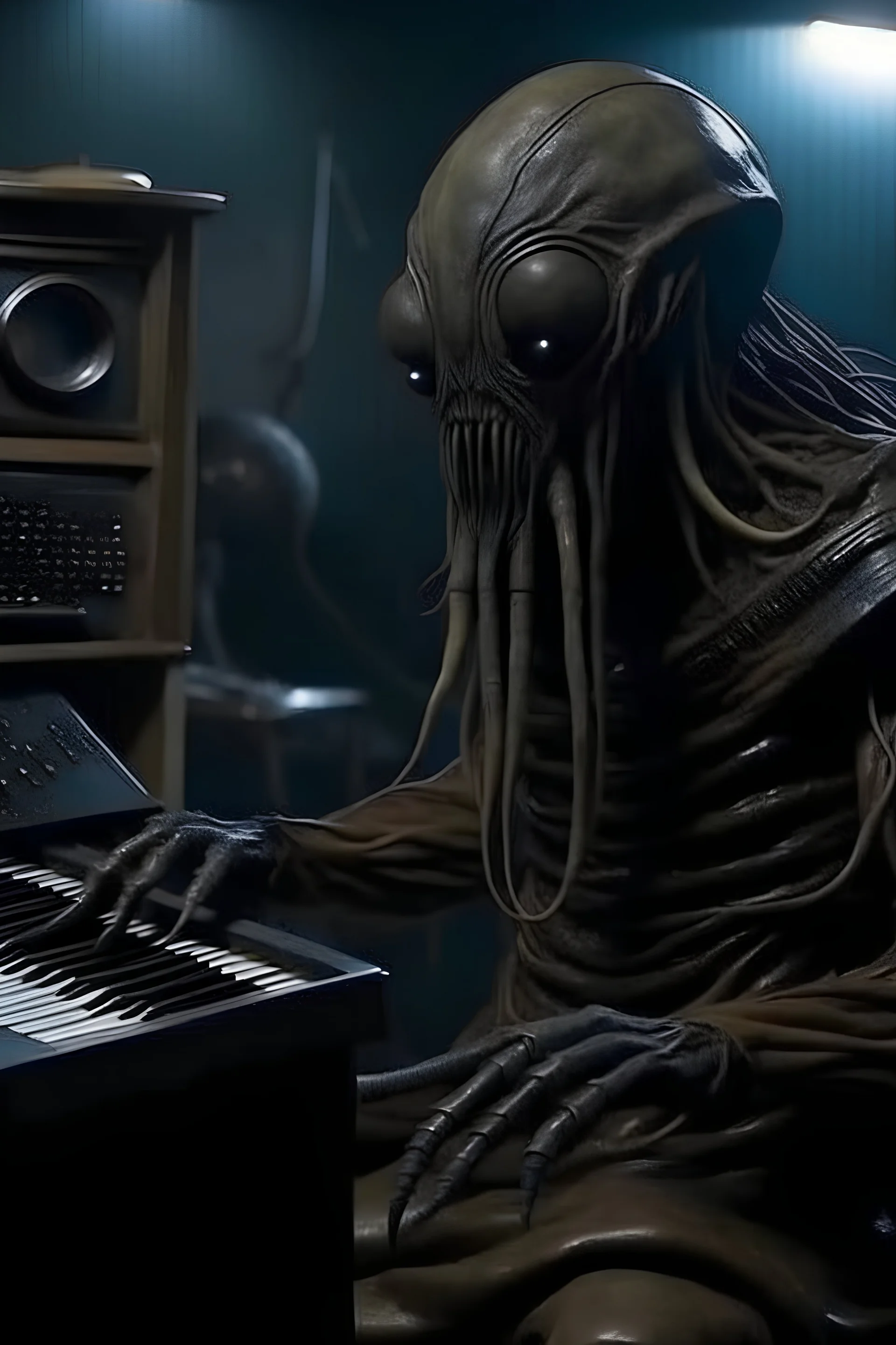 A dark creature that controls musical instruments and people's souls