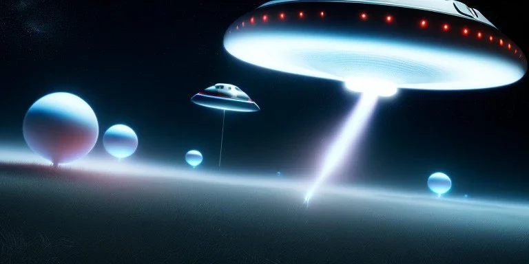 extra-terrestrial, 8K, photo realistic, highly detailed, lught ufo, light colors