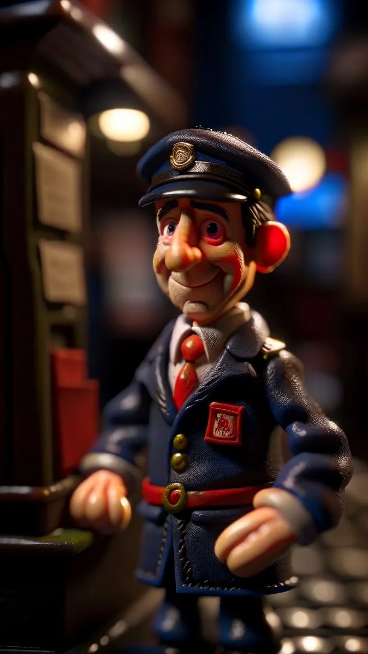 jewish postman pat, shot on Hasselblad h6d-400c, zeiss prime lens, bokeh like f/0.8, tilt-shift lens 8k, high detail, smooth render, down-light, unreal engine, prize winning